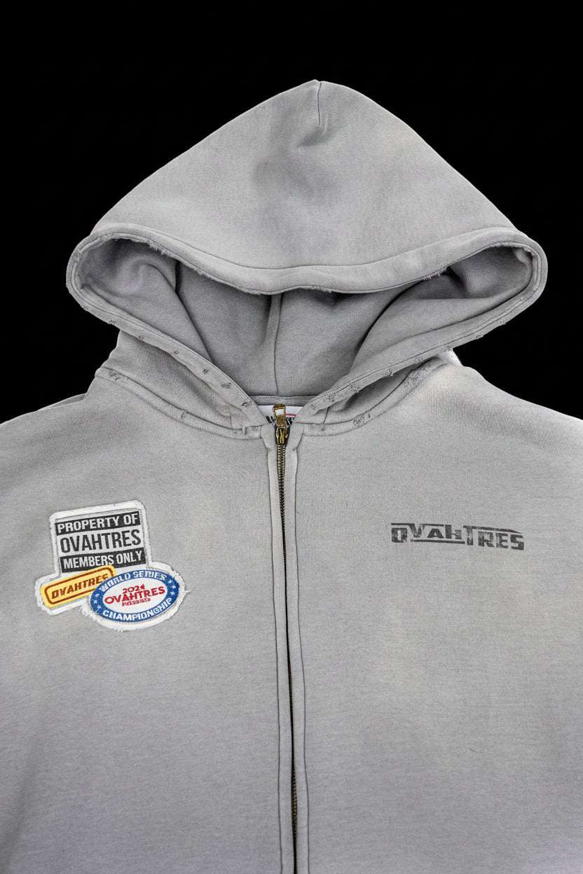 MEMBERS ZIPPER (GREY)